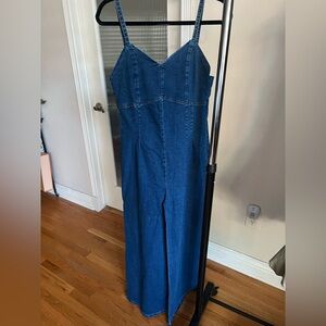 Women's Blue Denim Jumpsuit